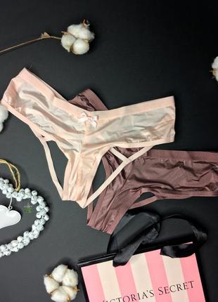 Очень сексуальные трусики strappy o-ring cheeky panty victoria's secret6 фото