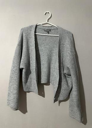 Сірий кардиган asos