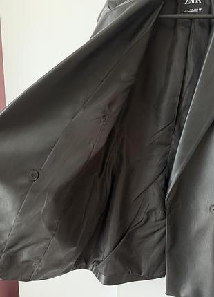 Жакет шкіряний zara 5
