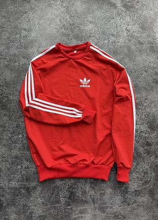 Свитшот красный adidas m 2