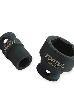 Головка торцева шестигранна ударна 1/2" 19мм toptul