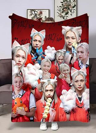 Плед 3d stray kids felix 17965 160х200 см