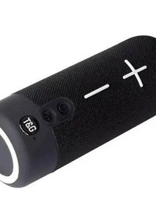 Колонка bluetooth c функцией speakerphone с радио tg619 черная