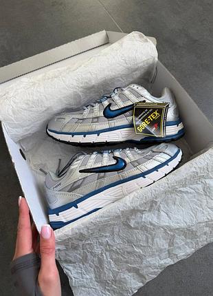 Nike p-6000 silver blue gore-tex 5