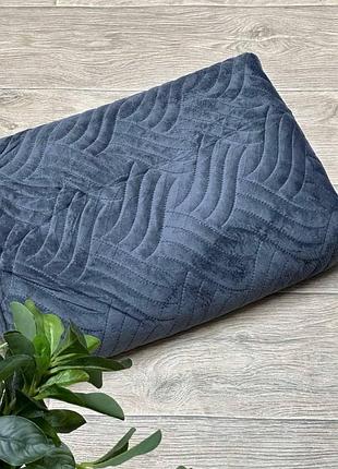 Стеганое покрывало велюровое теплое и плотное 220×240