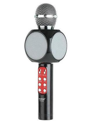 Караоке микрофон bluetooth ws-1816 black