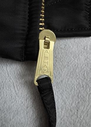 Бомбер alpha industries cwu 45 чорний 8