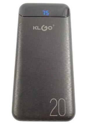 Power bank klgo kp-89 20000 mah чорний