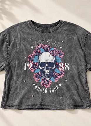 Топ river island графітовий xs-s