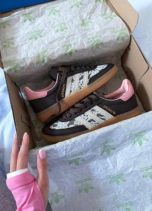 Adidas spezial lace brown pink 8