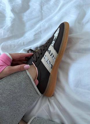 Adidas spezial lace brown pink 9