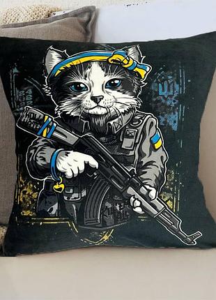 Подушка патріотична 3d патріотична ковдра гордість та ласка 2698_e 12721 50х50 см