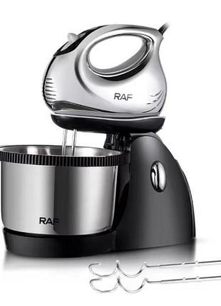 Міксер із чашею стаціонарний 1000вт egg beater r.6628 raf сірий