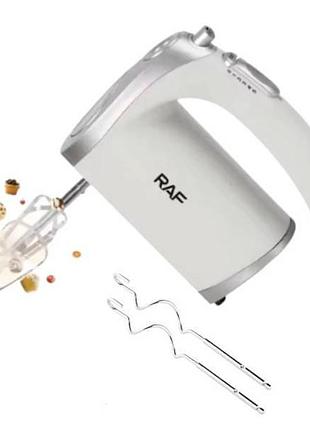 Міксер ручний 800вт egg beater r.6663w raf білий