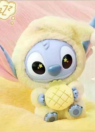 Игрушка-брелок стич сюрприз 17см в коробке stitch pop mart рандомный персонаж,7 возможных вариантов