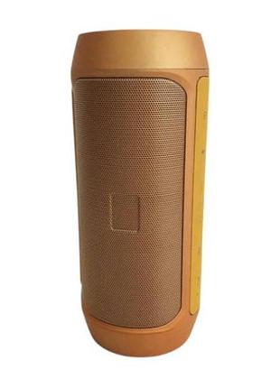 Колонка bluetooth аккумуляторная переносная sps ubl e2+ золото