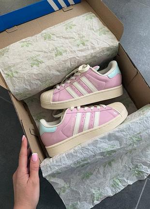 Adidas superstar pink patent 4