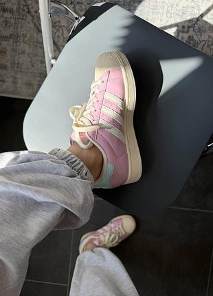 Adidas superstar pink patent 5