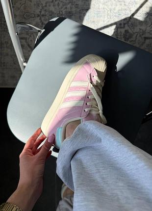 Adidas superstar pink patent 6