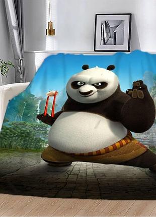 Плед 3d панда кунг фу №2 13014 135х160 см