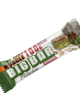 Батончик power pro muscle big bar 30% protein, 100 грамм - фисташка