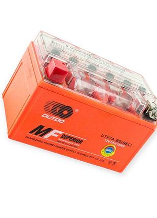 Акумулятор 12v 7a (150x95x85) гелевий outdo помаранчевий