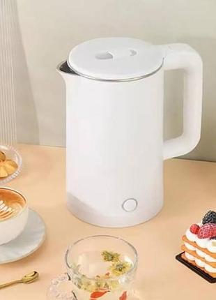 Электрочайник 1.8л 1500вт domotec ms-5028 белый