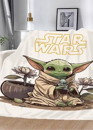 Плед 3d star wars малюк йода 12255 160х200 см