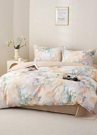 Постельное белье евро из сатина l&m print 2 21594 200х230 см