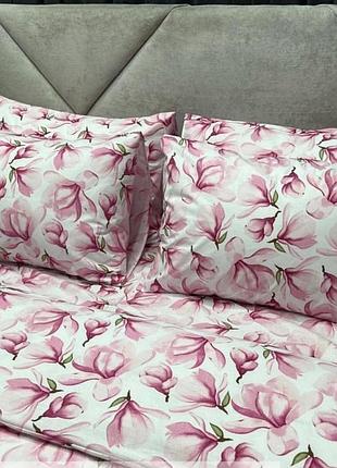 Постільна білизна сімейного розміру на резинці gold s - троянди