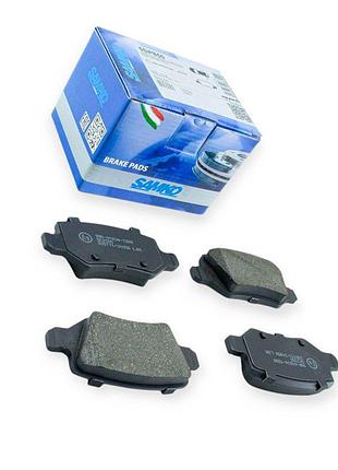 Колодки тормозные mercedes-benz a-class (w168, w169), b-class (w245) (1997-2012) задние (система trw) samko