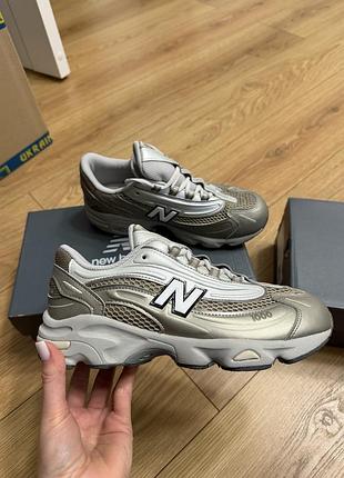 Кросівки 1000 lace new balance. цвет: arid stone with light silver metallic