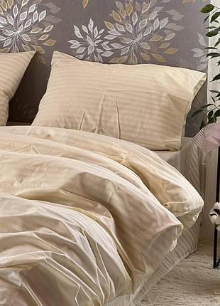 Комплект постельного белья евро 100% хлопок классическая мягкость