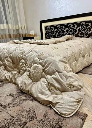 Одеяло шерстяное 180х220 в мягком чехле микрофибра
