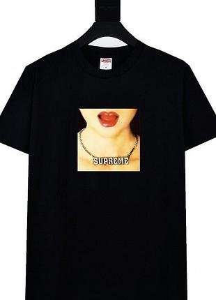 Мужская оверсайз футболка supreme m-l