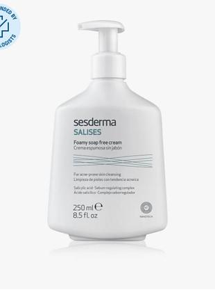 Очисний антибактеріальний гель без вмісту мила sesderma salises проти акне
гель для лица и тела от акне sesderma salises