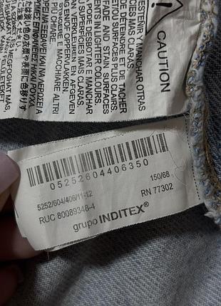 Джинсова куртка zara для дівчинки 10