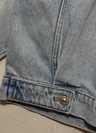 Джинсова куртка zara для дівчинки 8