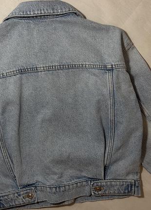 Джинсова куртка zara для дівчинки 7