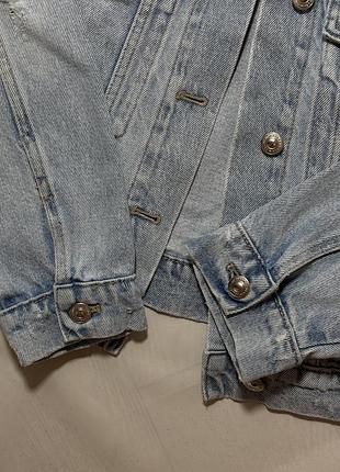 Джинсова куртка zara для дівчинки 9