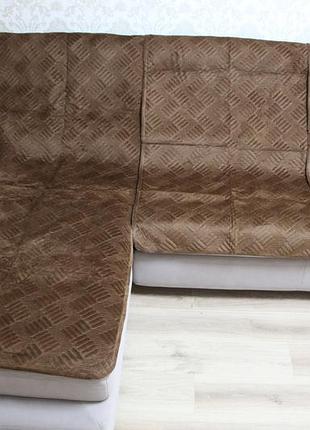Покрывало на угловой диван разные цвета 'comfort'