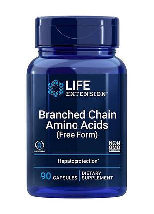 Bcaa life extension branched chain amino acids, 90 капсул