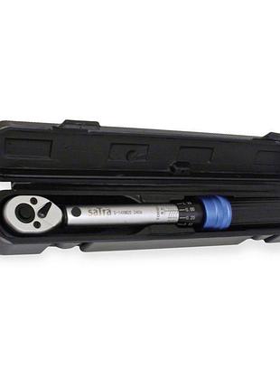 Ключ динамометричний 1/4" 240мм, 5-25 нм (0,5-2,5 кгм) кейс satra