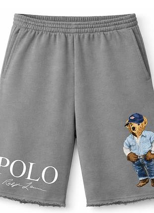 Мужские оверсайз шорты ralph lauren polo bear