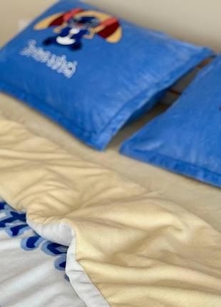 Дитяча плюшева постіль тепла у сумці євро розміру