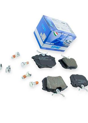 Колодки тормозные mitsubishi colt, carisma, space star, smart (2004-), volvo s40, v40 задние samko