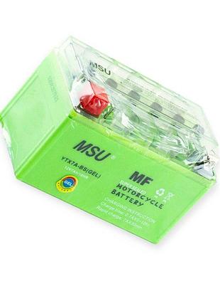 Акумулятор 12v 7a (150x95x85) гелевий msu зелений якість