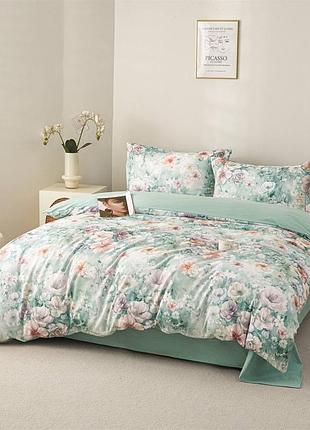 Постельное белье евро из сатина l&m print 6 21602 200х230 см