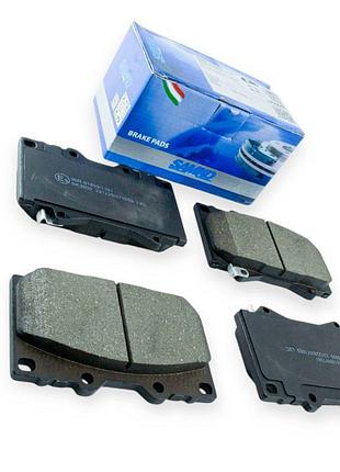 Колодки тормозные toyota lc 100, prado j12-j15, lexus lx, mitsubishu pajero iv передние samko