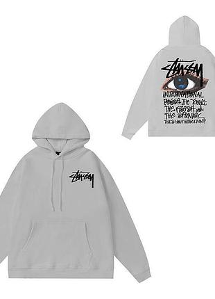 Мужской худи на флисе stussy